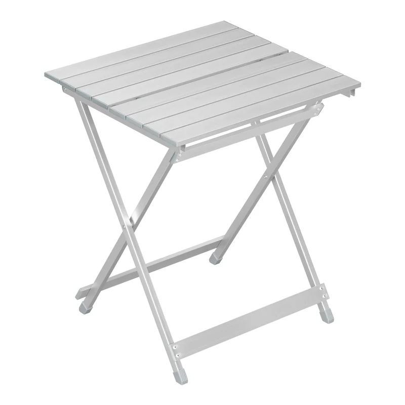 WOLTU Campingtisch klappbar, Aluminium Gartentisch, silber
