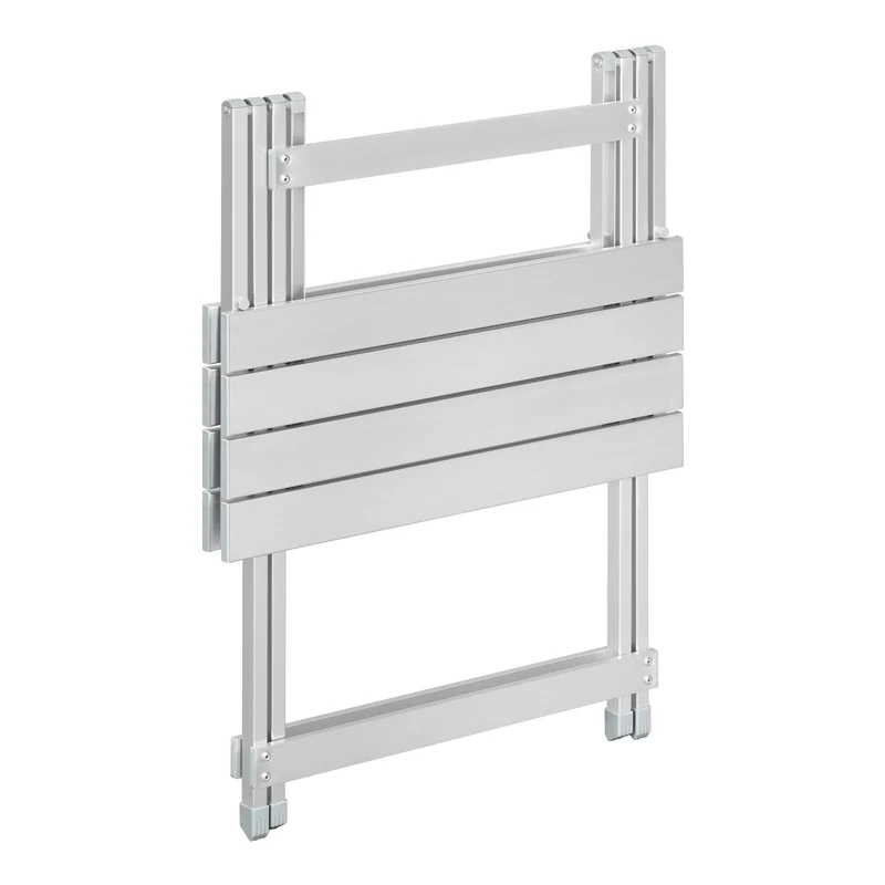 WOLTU Campingtisch klappbar, Aluminium Gartentisch, silber