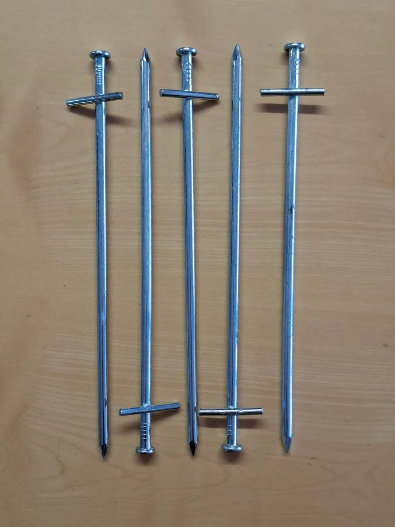 Felsbodenhering Tarzan 23 cm – Zelthering für sehr harte und steinige Böden, 5 Stück