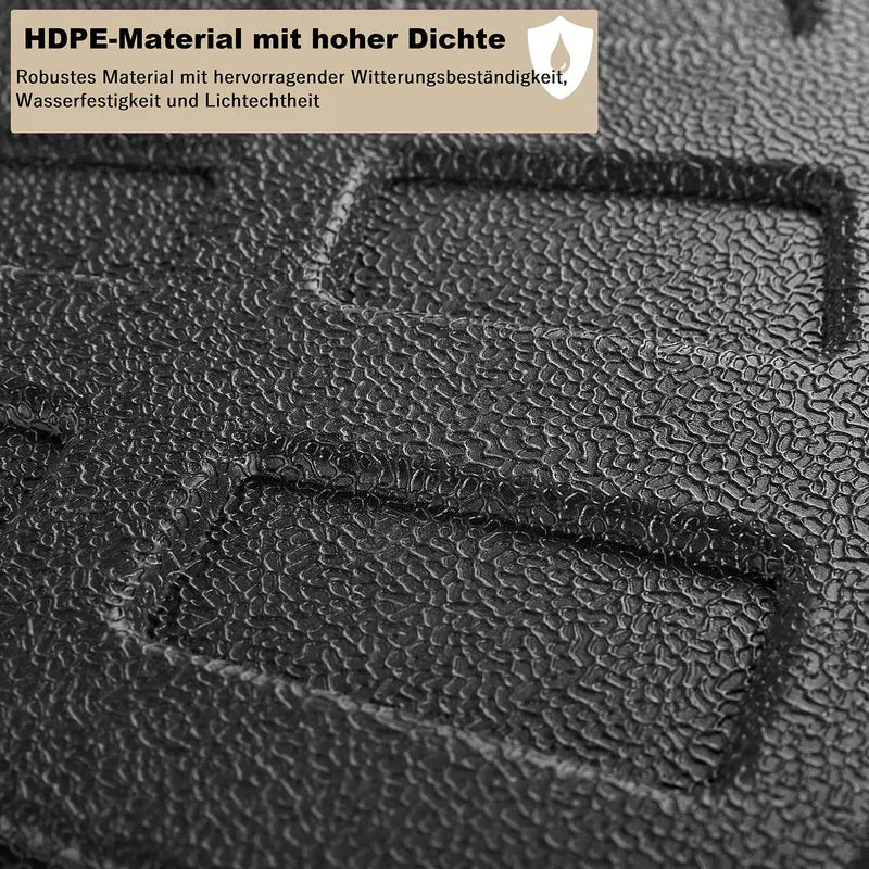 Yaheetech Sonnenschirmständer 4-teilig für Ampelschirm, Schwarz