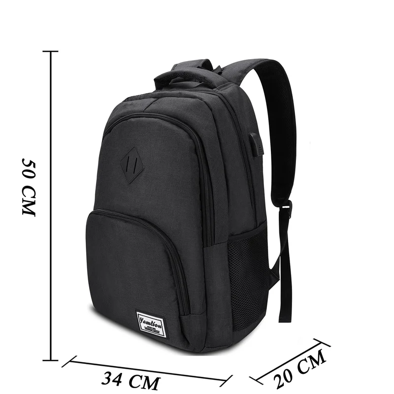 YAMTION Laptop Rucksack 17,3 Zoll Schulrucksack mit USB 32 L
