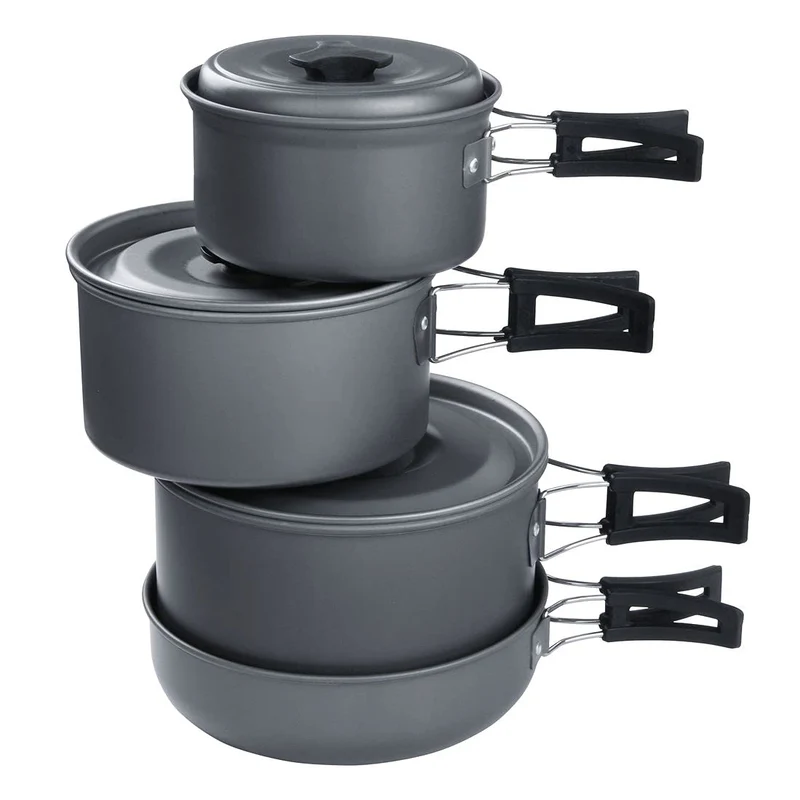 yourGEAR Ranger V Camping Kochgeschirr Set 7-teilig für 4-5 Personen