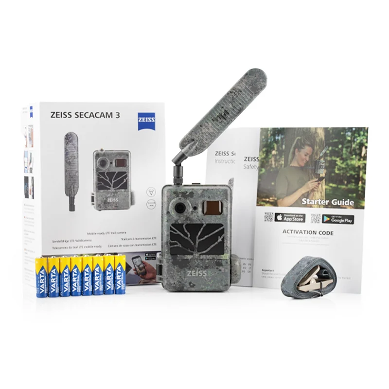 ZEISS Secacam 3 60° 4G Wildkamera mit SIM-Karte und 32 GB Speicher
