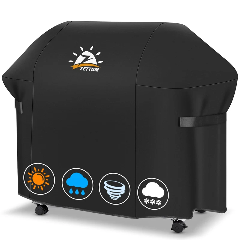 Zettum Grillabdeckung 147 cm wasserdicht für Weber Genesis 300 Serie