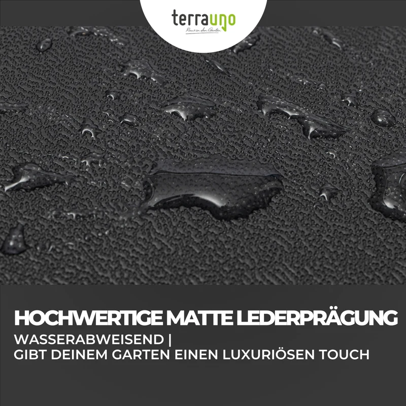 TerraUno Nachhaltige Sichtschutzstreifen - Doppelstab Anthrazit 26m