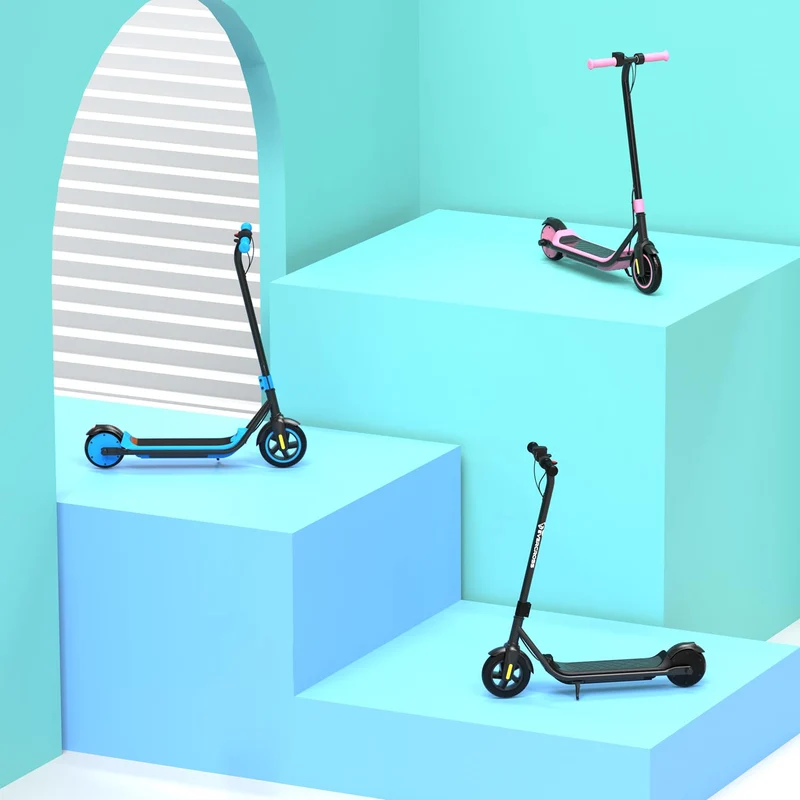 EVERCROSS E6 Elektroroller Kinder 6-12 J. – Leichter E-Scooter 7-farbig