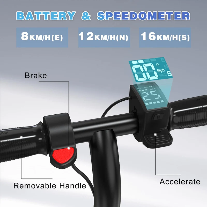 EVERCROSS E6 Elektroroller Kinder 6-12 J. – Leichter E-Scooter 7-farbig