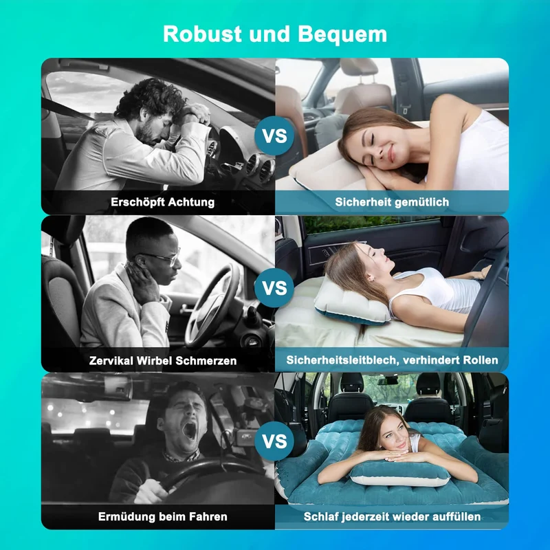 Ciremiv Auto Matratze – Luftmatratze für Kofferraum