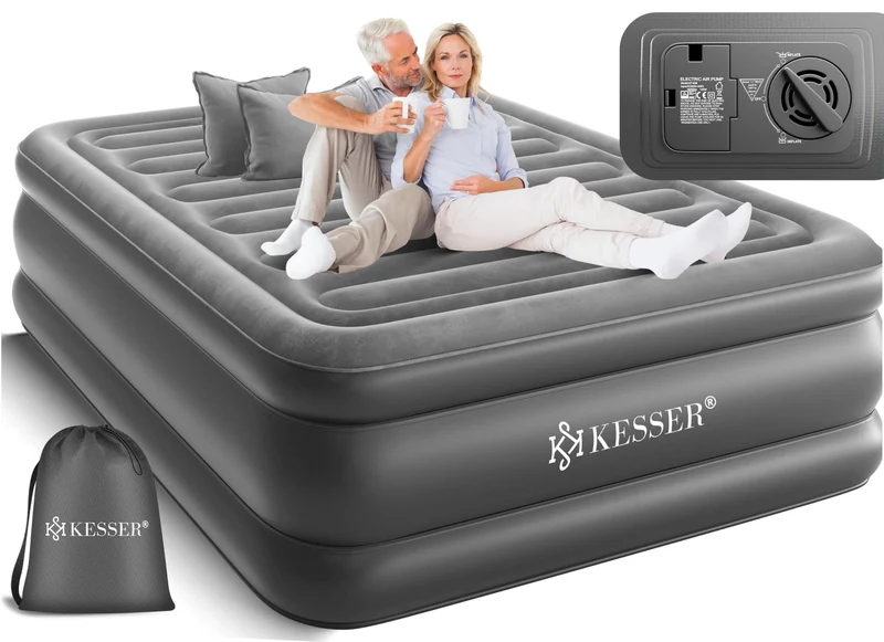 KESSER Luftbett Gästebett – Selbstaufblasend mit Pumpe, Doppel