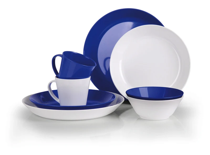 Geschirrset, Kunststoff, 8-teilig, SAVE THE OCEAN