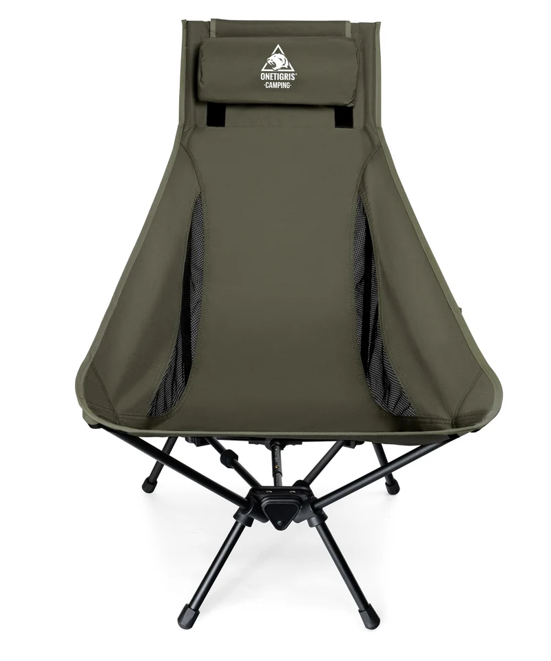 OneTigris TIGERBLADE Hochlehner Campingstuhl - Ranger Grün