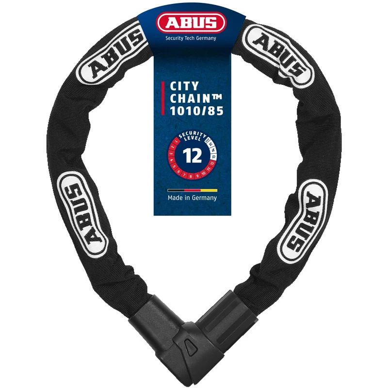 ABUS Kettenschloss Modell 33559 – 85 cm lang, Schwarz