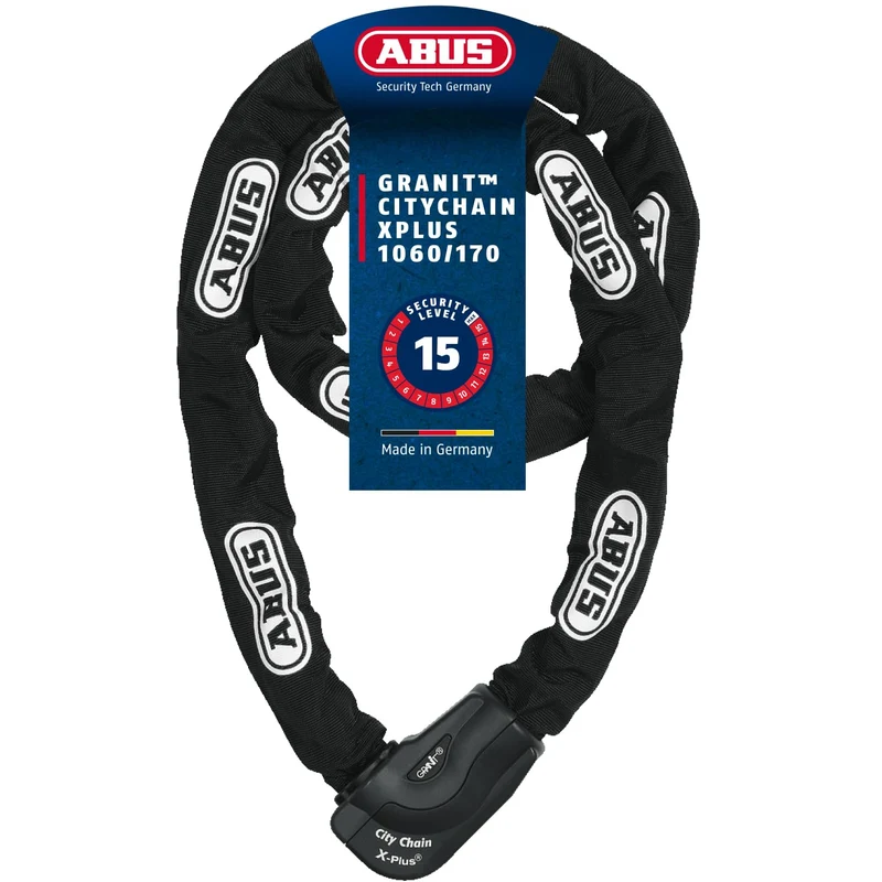 ABUS CityChain X-Plus 1060/170 Hochsicherheits-Kettenschloss - Schwarz