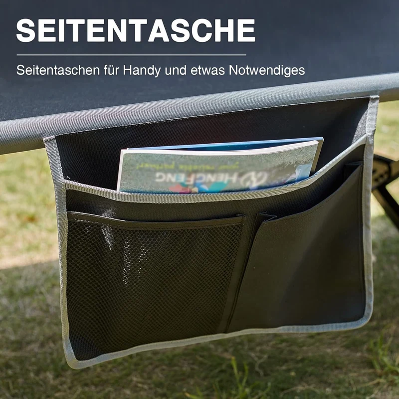 EVER ADVANCED Feldbett klappbar - XXL 214x106cm 300kg