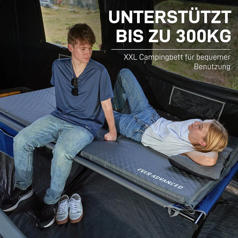 EVER ADVANCED Feldbett klappbar - XXL 214x106cm 300kg