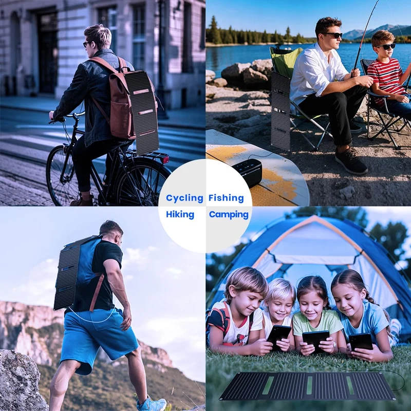 FlexSolar 30W Solarpanel – Faltbares Solarladegerät