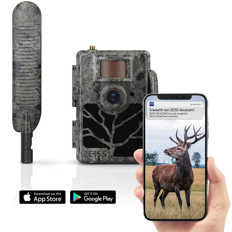 Zeiss Secacam 5 Wildkamera mit 4G und 60 Grad Blickwinkel