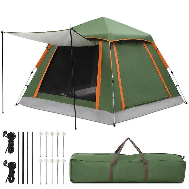 HAUSPROFI Pop Up Campingzelt - 2-3 Personen Automatik