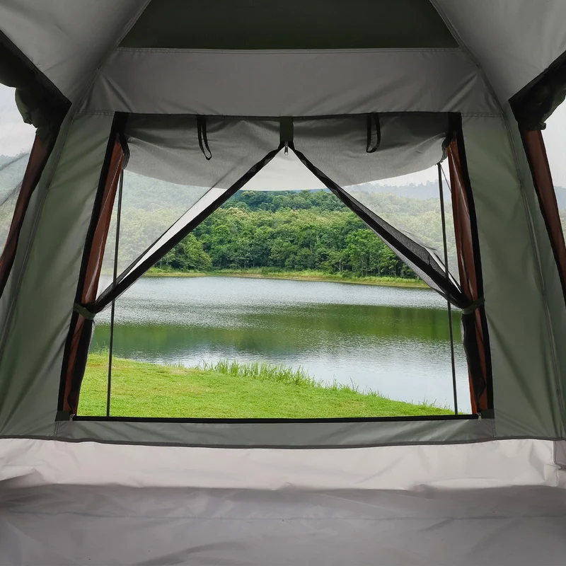 HAUSPROFI Pop Up Campingzelt - 2-3 Personen Automatik