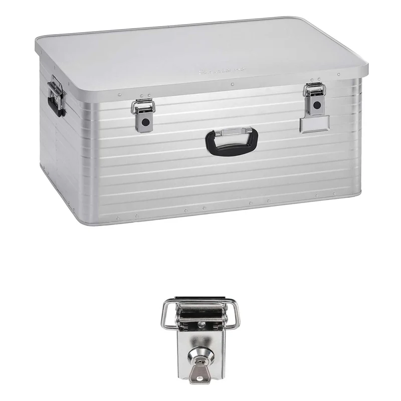 Enders Alubox 130 Liter Transport- Lagerbox - Schloss Set