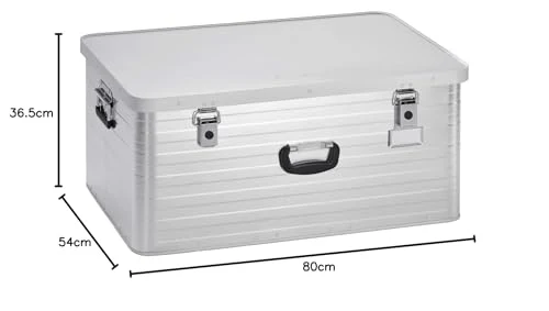 Enders Alubox 130 Liter Transport- Lagerbox - Schloss Set