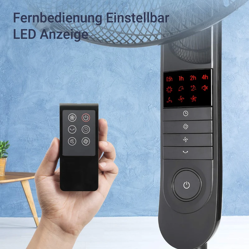 Midea FS40-15FR Standventilator - Leise mit Fernbedienung