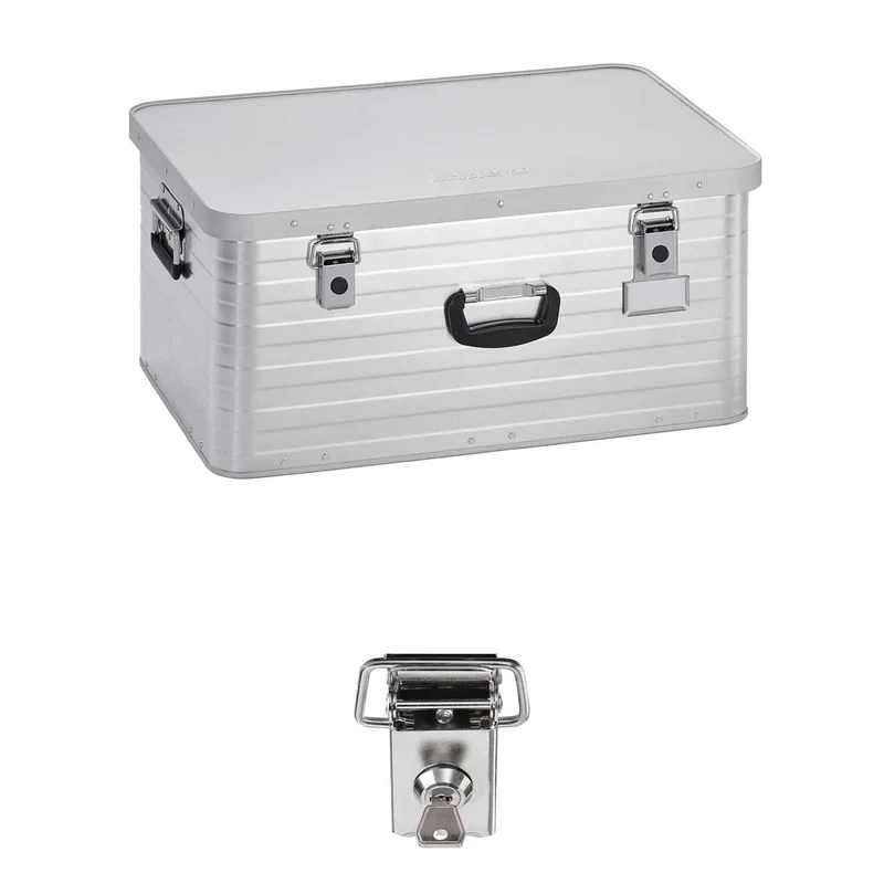 Enders Alubox 80 L Transportkiste – mit Schloss Set