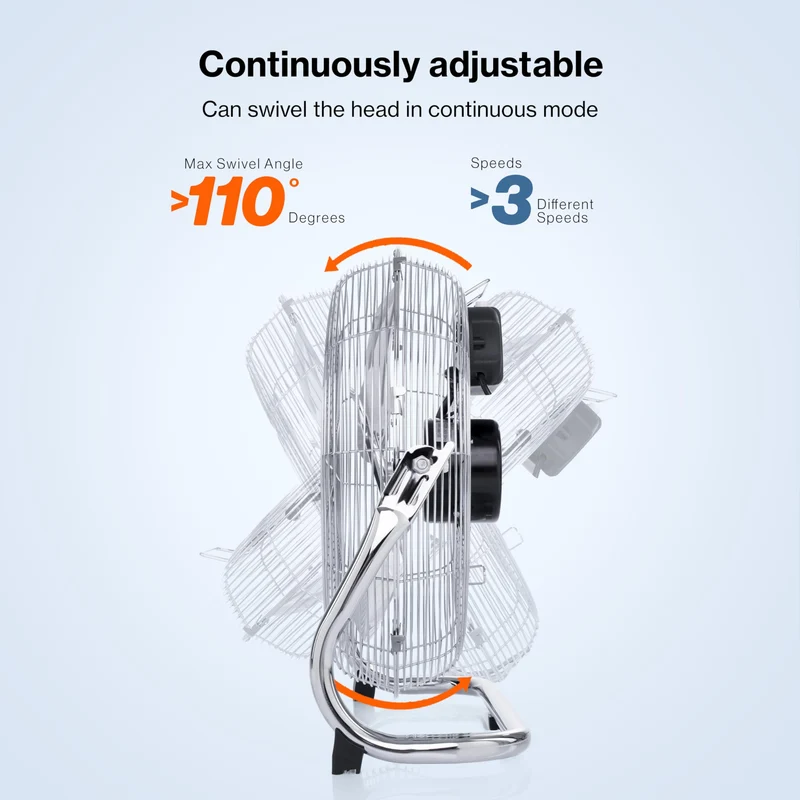 TRESKO AERSON Bodenventilator 50cm – Robuste Windmaschine