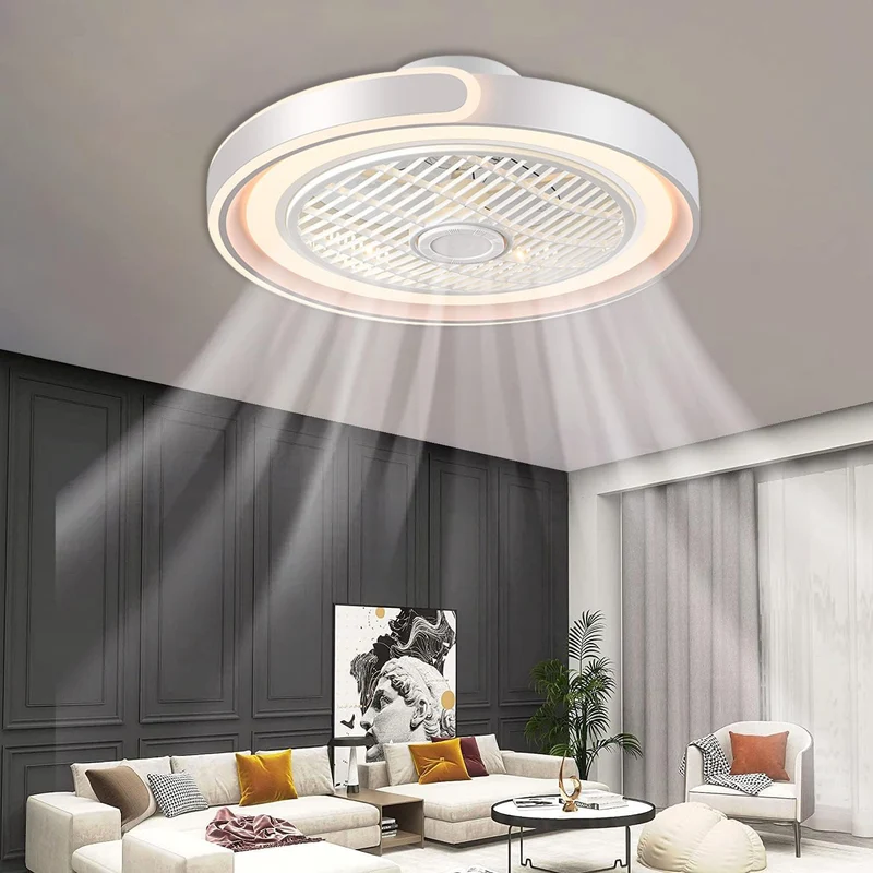 ACJK Deckenventilator mit LED Beleuchtung - Dimmbar, Fernbedienung