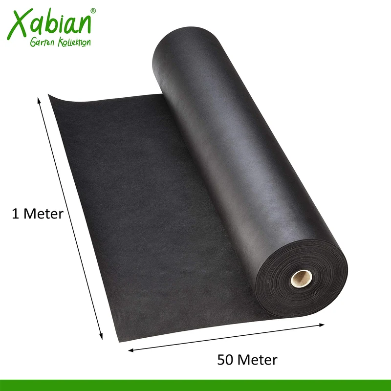 Xabian Anti Unkrautvlies Gartenvlies - 150g/m² 50x1m