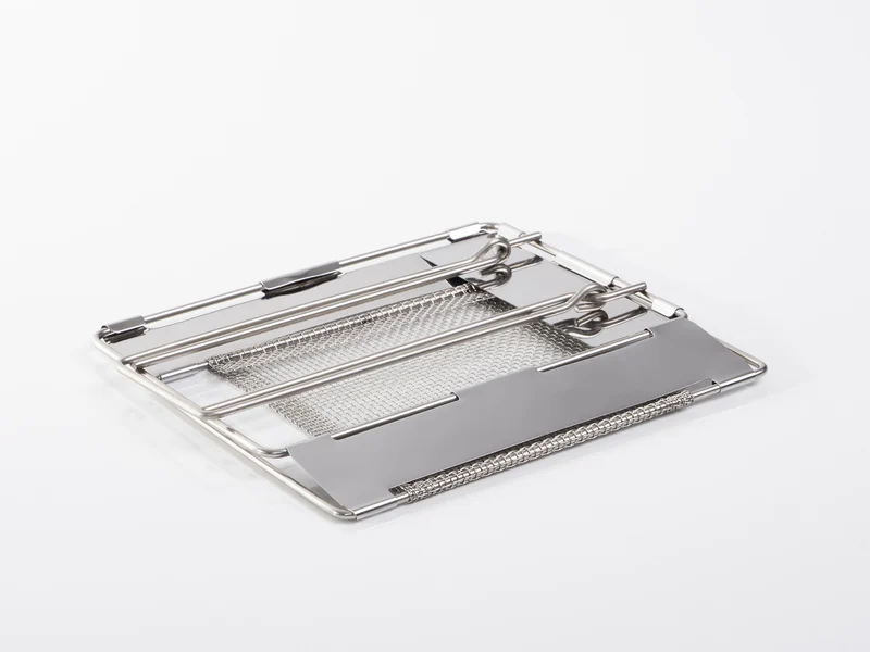 Sandwichmaker, Edelstahl, klappbar