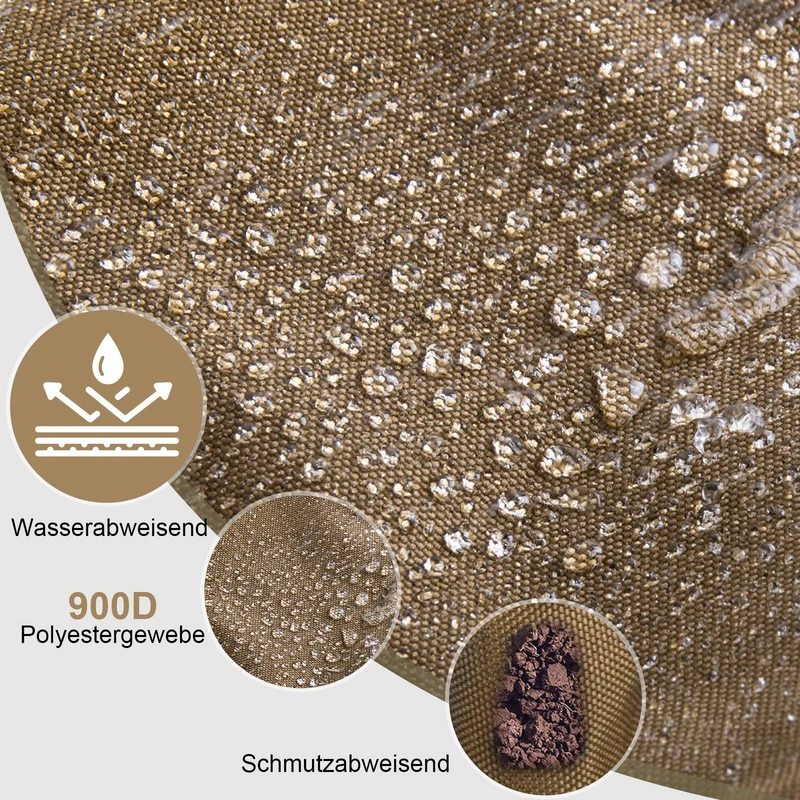 Goture Angelrucksack 45L – 4 Köderboxen, Rutenhalter, wasserabweisend