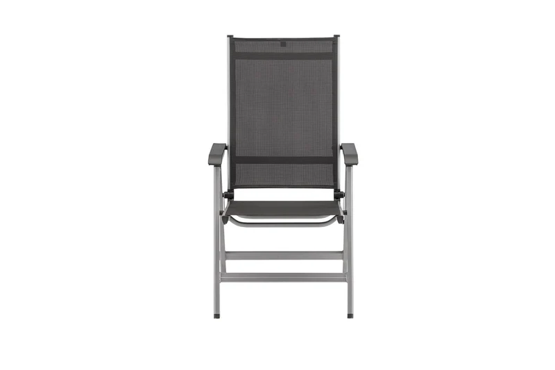 Kettler Basic Plus Advantage Gartenstuhl Hochlehner - Silber/Anthrazit