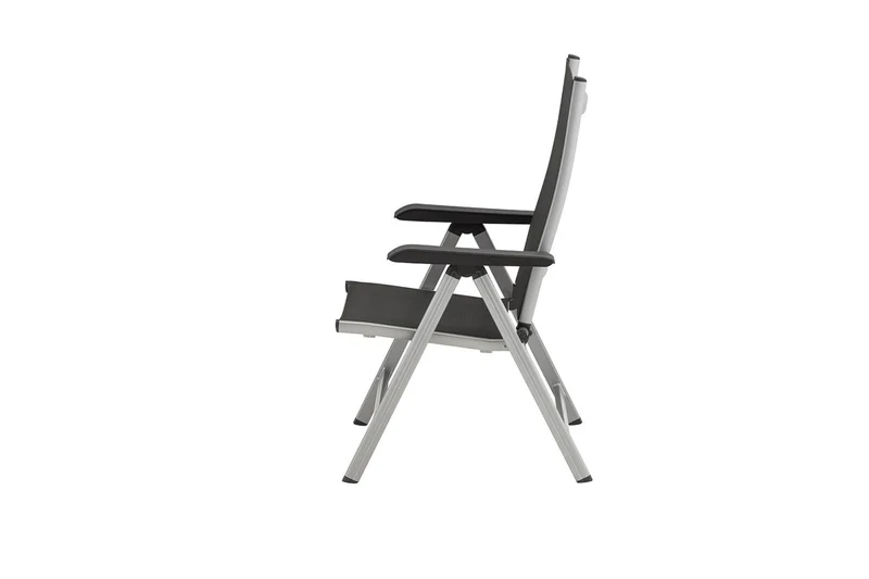 Kettler Basic Plus Advantage Gartenstuhl Hochlehner - Silber/Anthrazit