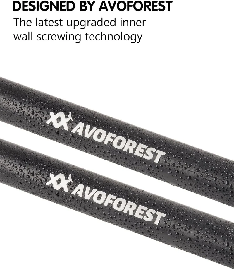 AVOFOREST Aluminium Teleskop Zeltstange – Schwarz
