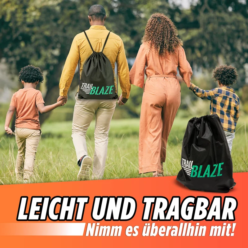 ActiveLine Slackline Anfänger-Komplettset – mit Baumschutz & Tasche