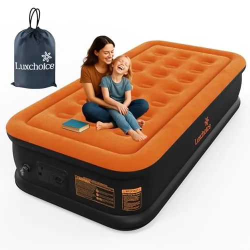 Luxchoice Luftbett Gästebett 1 Person selbstaufblasend mit E-Pumpe