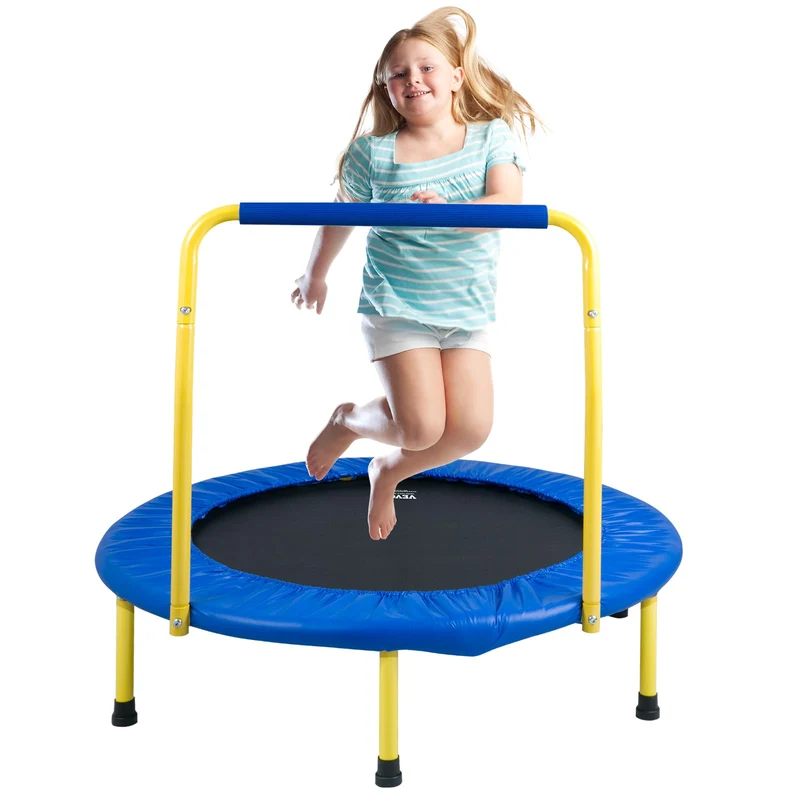 VEVOR Mini Fitness Trampolin Klappbar - Indoor/Outdoor, Blau