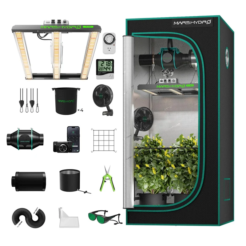 Mars Hydro Smart Growzelt Komplettset FC1500 80x80x160cm App Steuerung