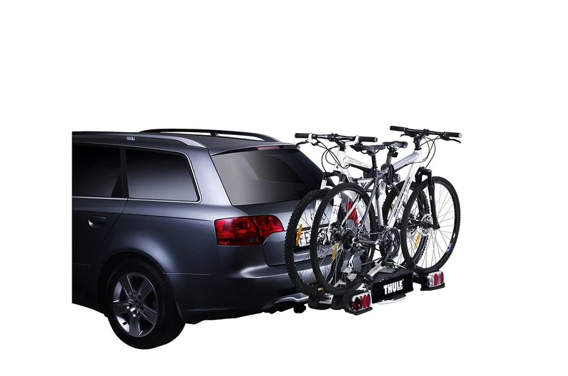 Thule EuroWay G2 920 Anhängerkupplung Fahrradträger 2 Fahrräder grau