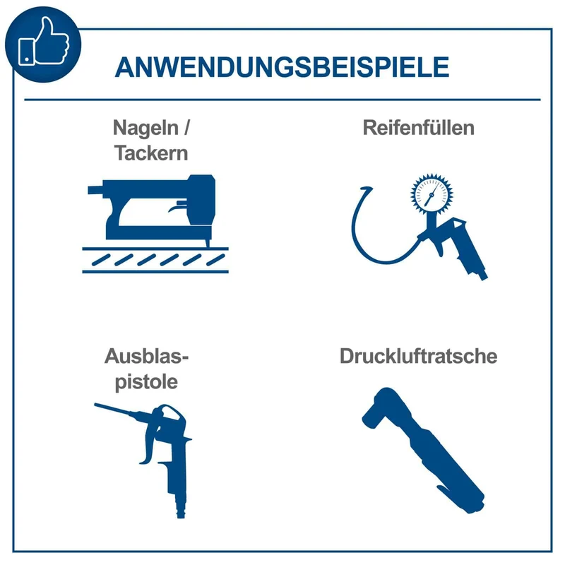 Scheppach HC24V Druckluft Kompressor stehend 24L ölfrei
