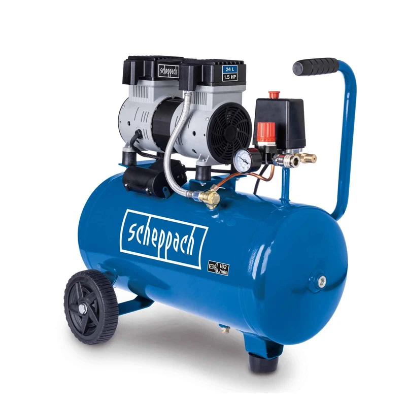 Scheppach HC26Si Kompressor 24L - Ultra Silent, Ölfrei