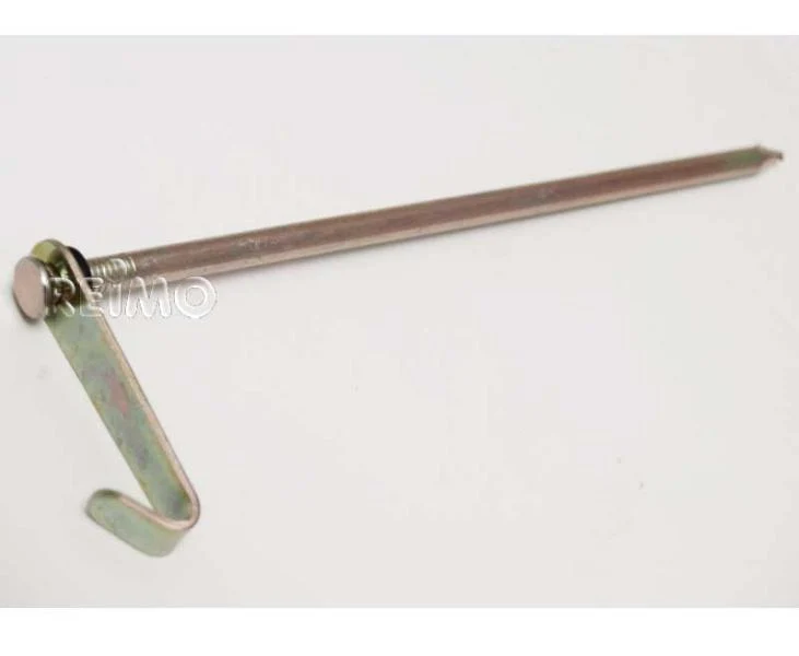 Erdnagel rund 7mm x 21cm. 5 Stück