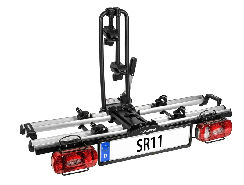 Bullwing SR11 Fahrradträger Anhängerkupplung 2 E-Bikes klappbar