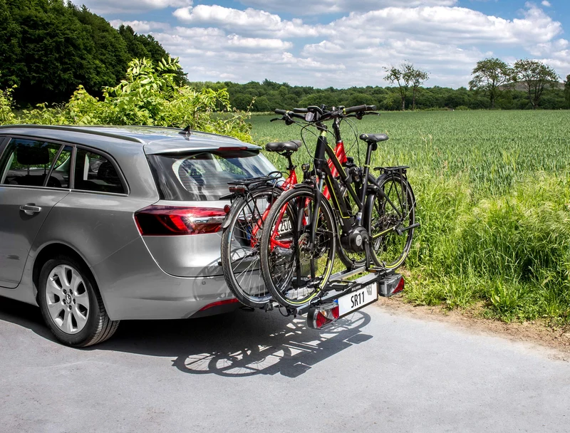 Bullwing SR11 Fahrradträger Anhängerkupplung 2 E-Bikes klappbar