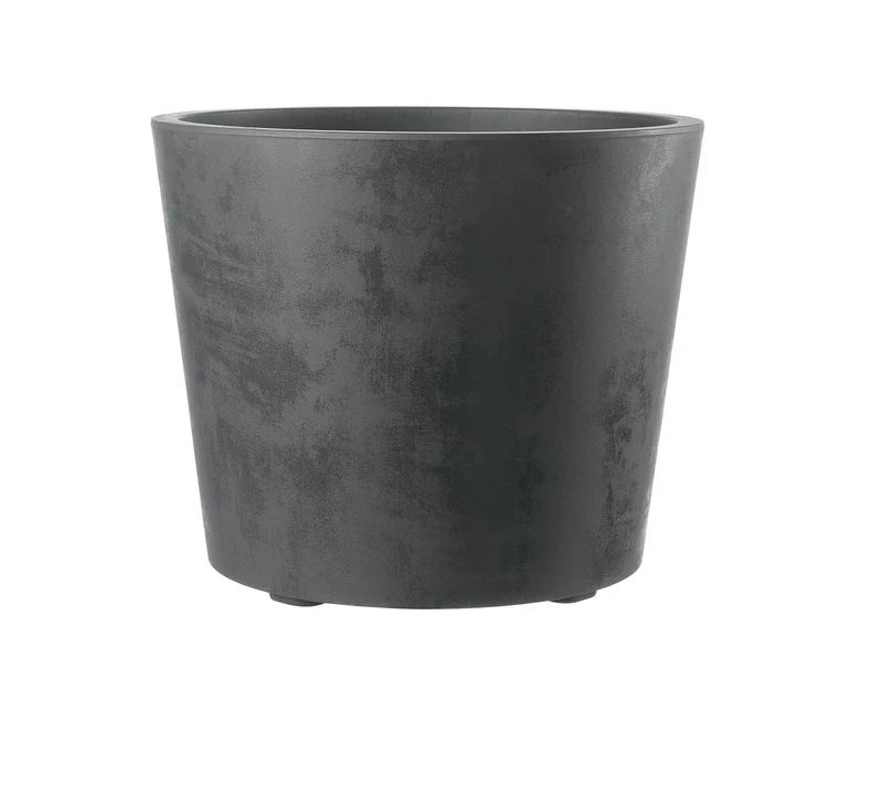 Kreher XXL Pflanzkübel Millennium 80L rollbar - Anthrazit