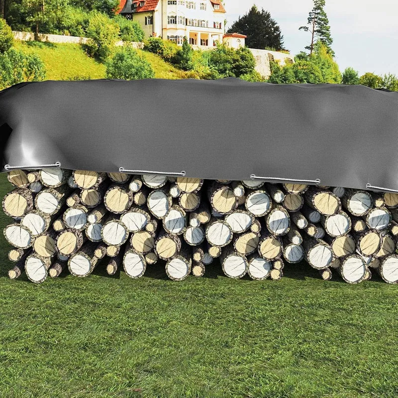 Laneetal 280g/m² PE Abdeckplane Verstärkt – 6x8m