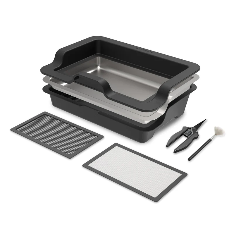 AC Infinity Trim Tray Set – Trimtablett Gross 50 cm 3 Schalen 2 Siebe