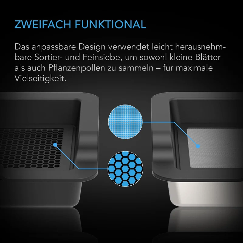 AC Infinity Trim Tray Set – Trimtablett Gross 50 cm 3 Schalen 2 Siebe