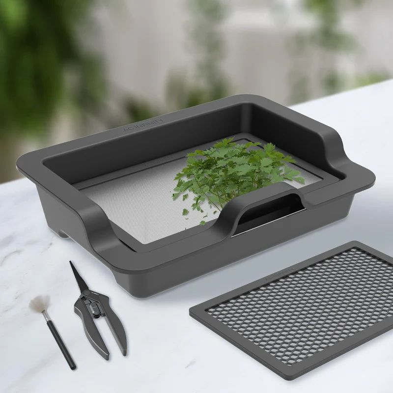 AC Infinity Trim Tray Set – Trimtablett Gross 50 cm 3 Schalen 2 Siebe